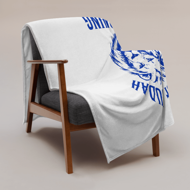 Lion of Judah is Returning  Blanket - blue