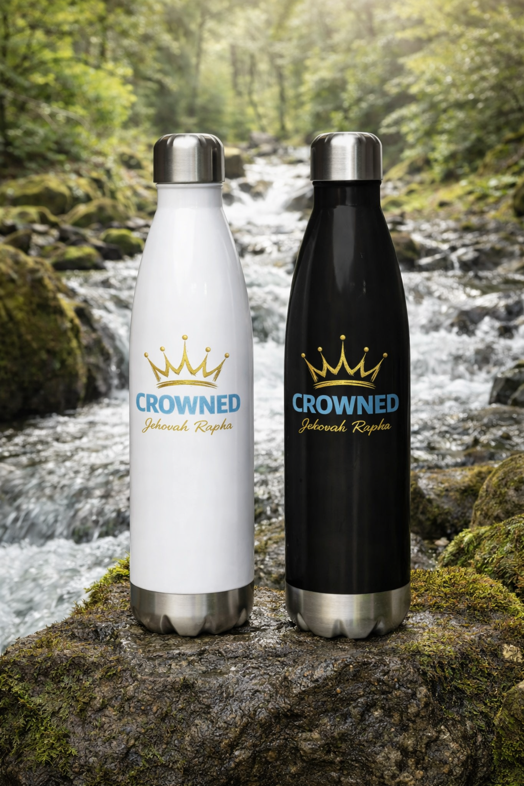 Get CROWNED - water bottle