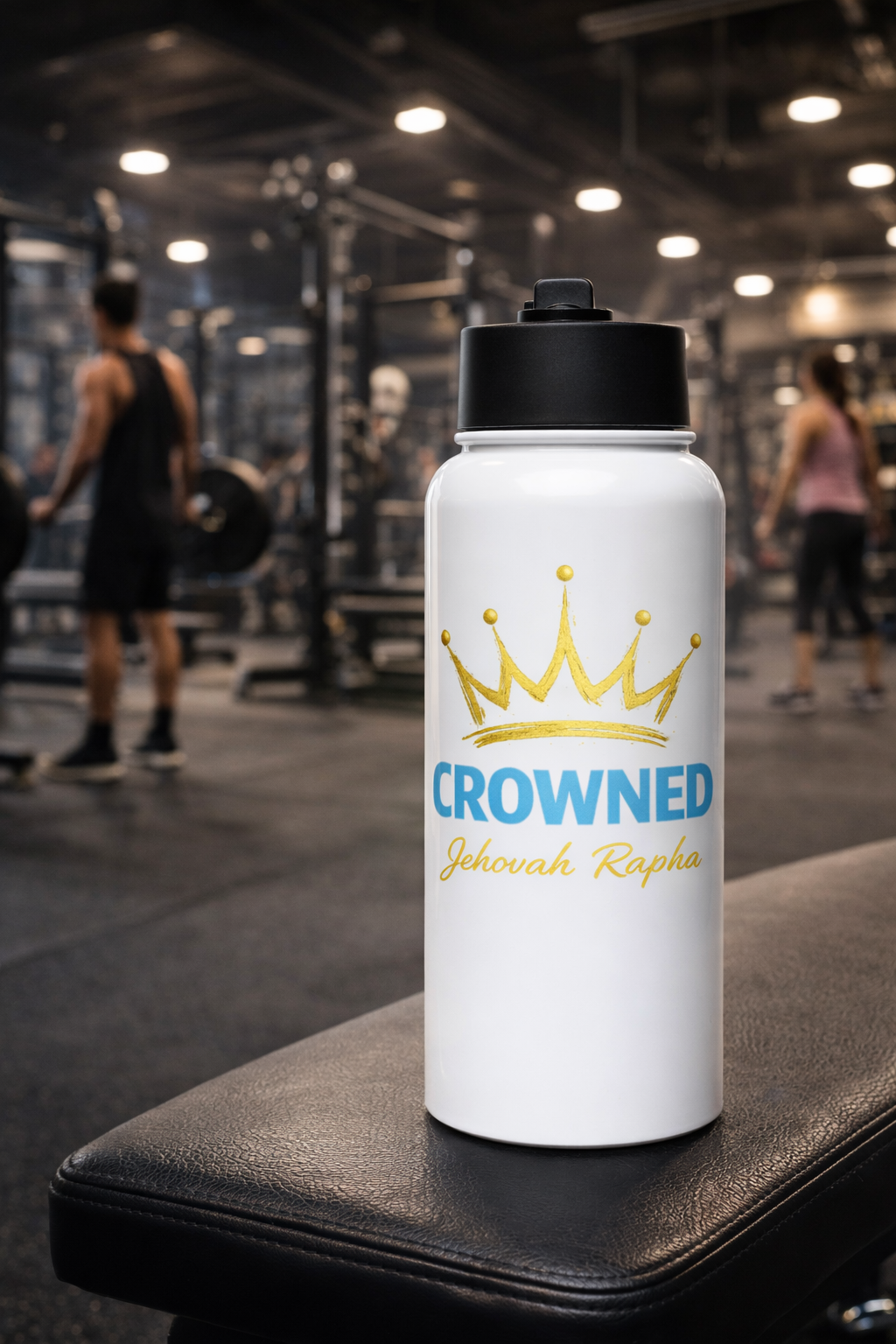 Get CROWNED - with straw lid