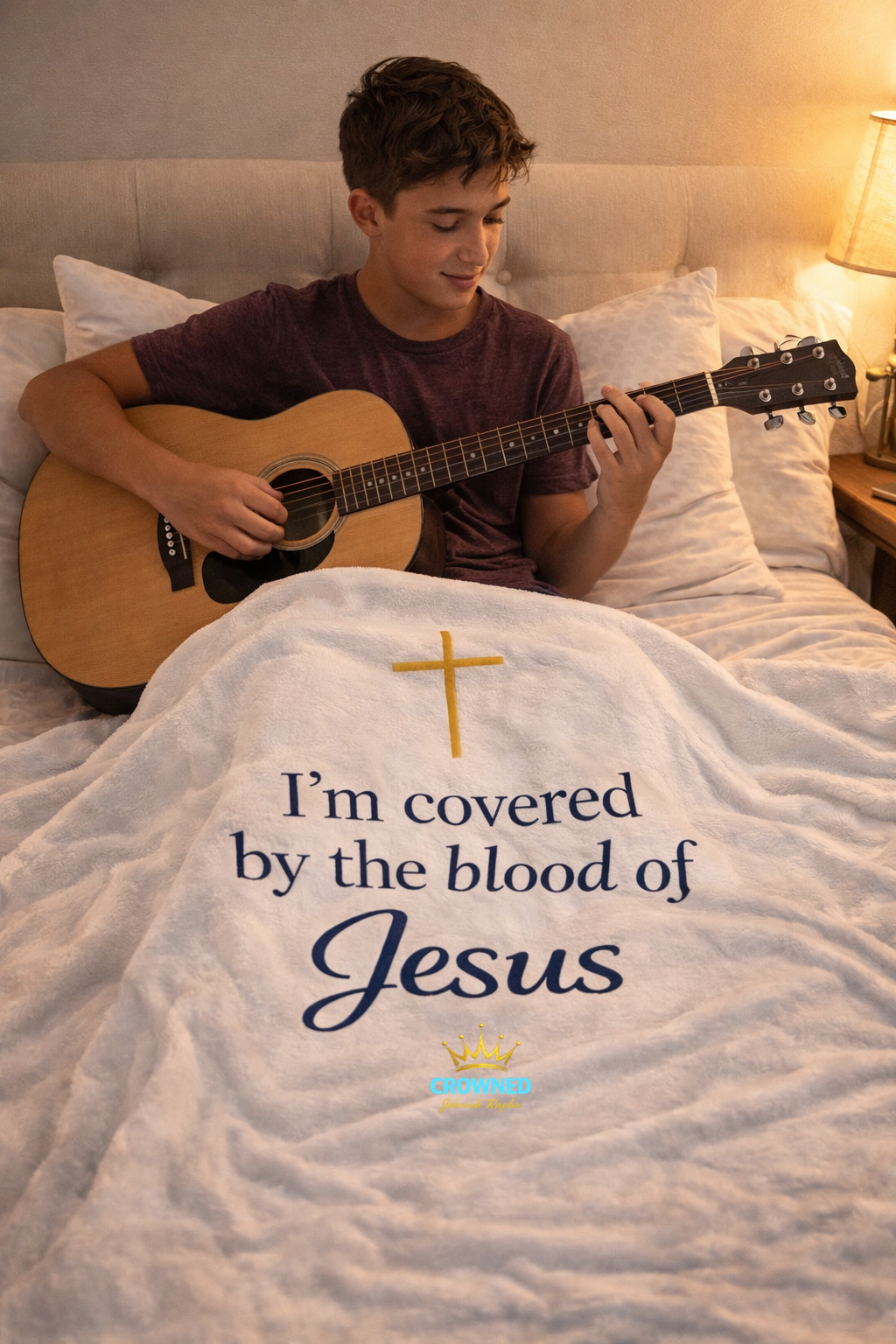 I'm covered by the blood of Jesus