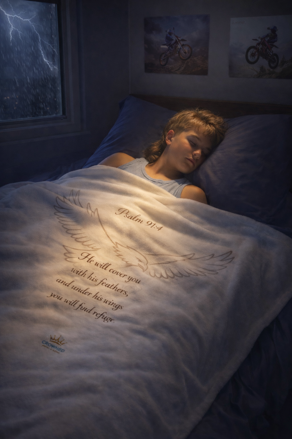 Under His Wings Blanket